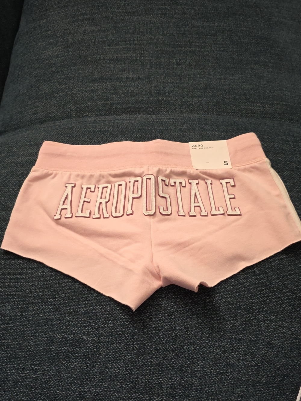 Aeropostale Pink Logo Lounge Shorts